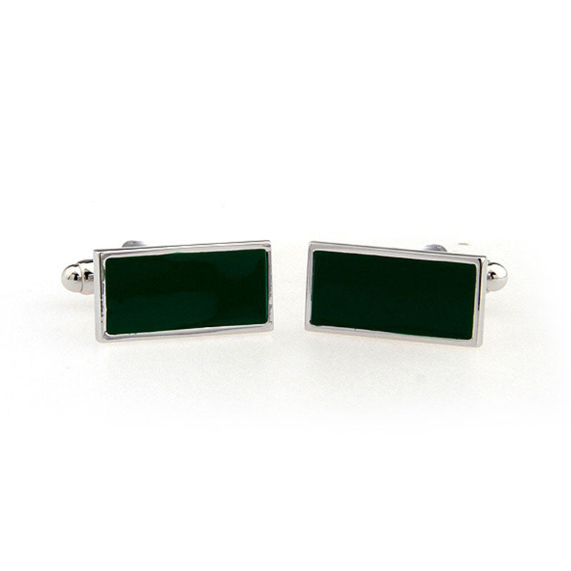 Enamel Dropping Glue Cufflinks