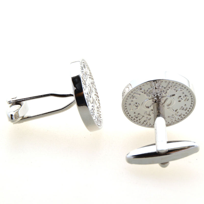 Movies Gambling Plain Colour Metal Cufflinks