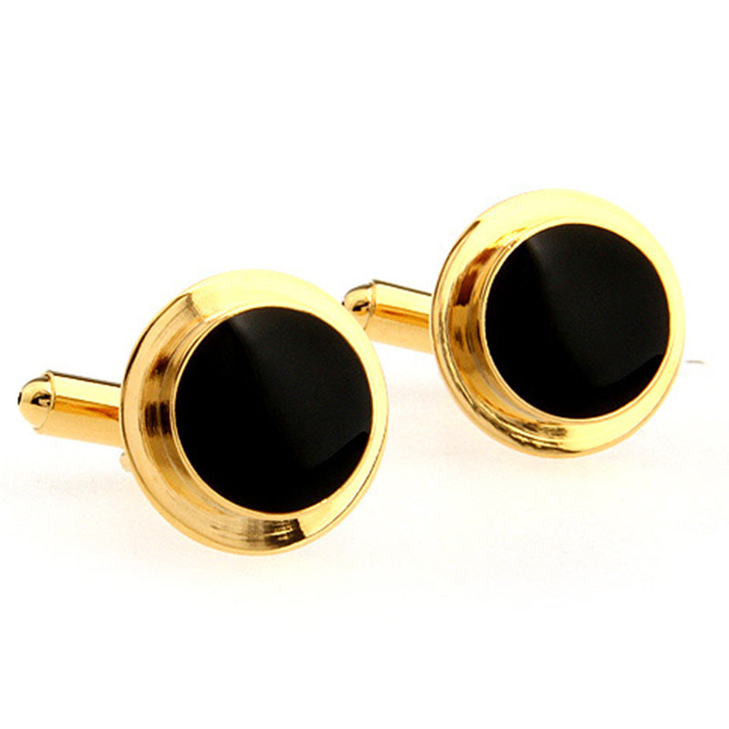 Enamel Dropping Glue Cufflinks