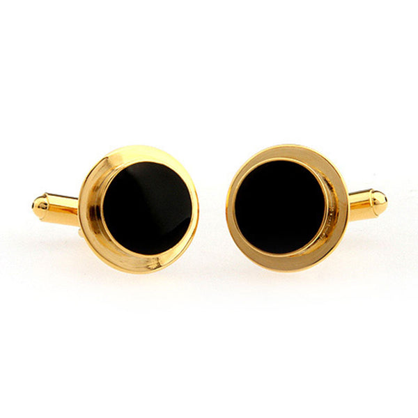 Enamel Dropping Glue Cufflinks