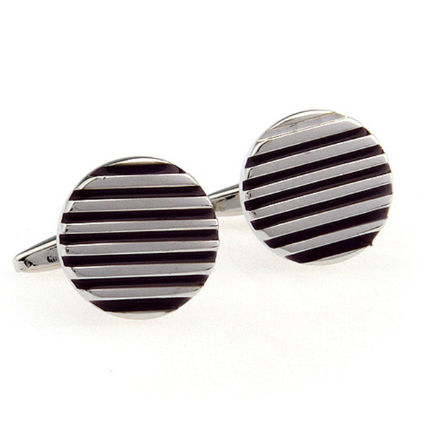 Enamel Dropping Glue Cufflinks