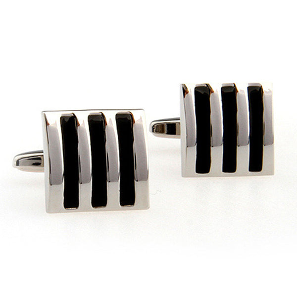 Enamel Dropping Glue Cufflinks