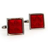 Enamel Dropping Glue Cufflinks