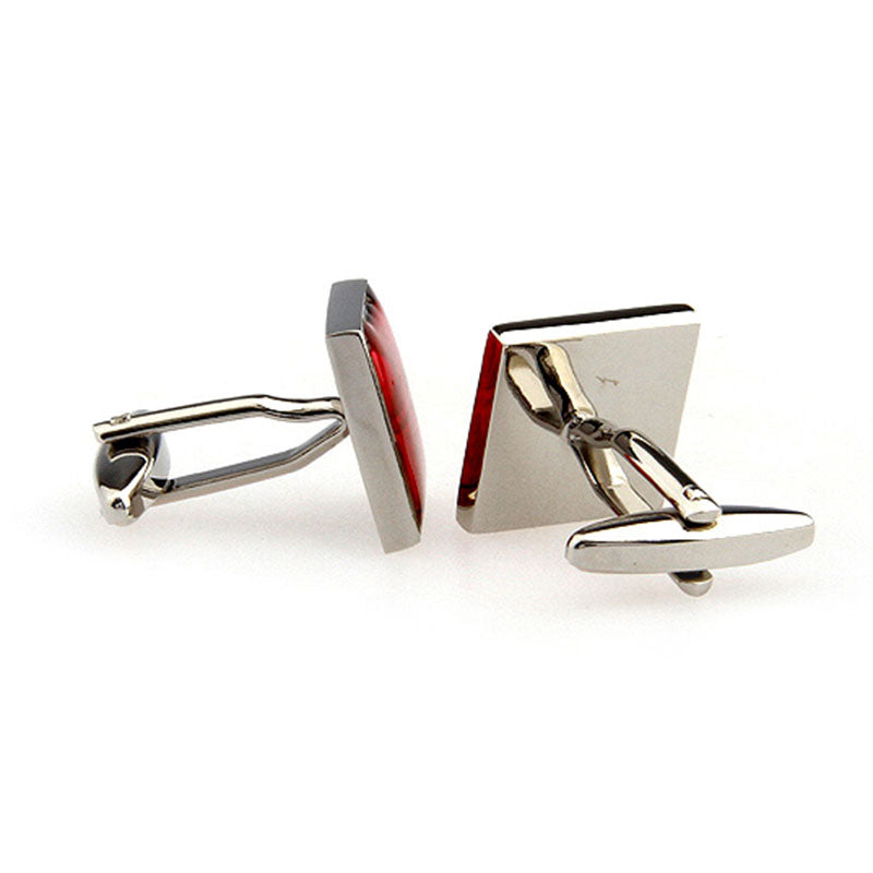 Enamel Dropping Glue Cufflinks