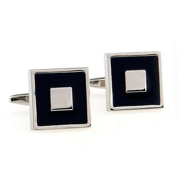 Enamel Dropping Glue Cufflinks