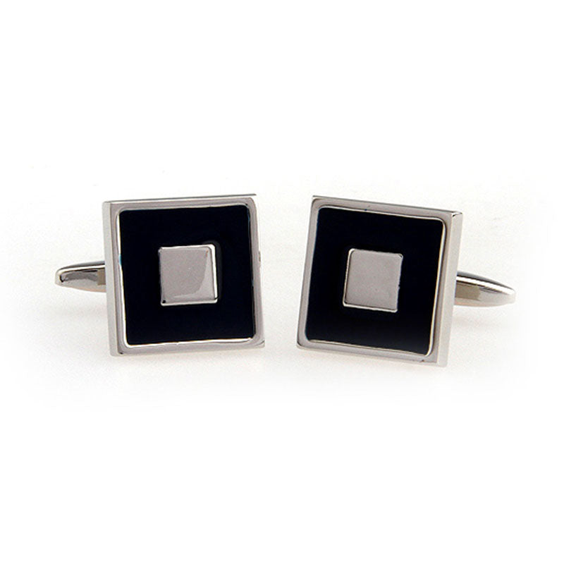 Enamel Dropping Glue Cufflinks