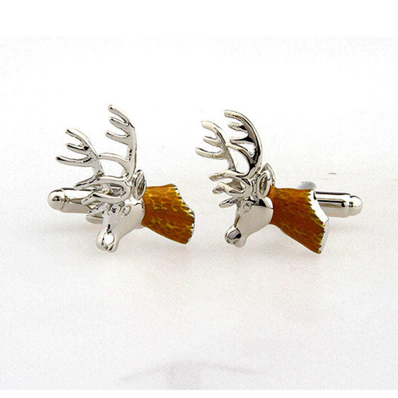 Animals Plants Enamel Dropping Glue Cufflinks