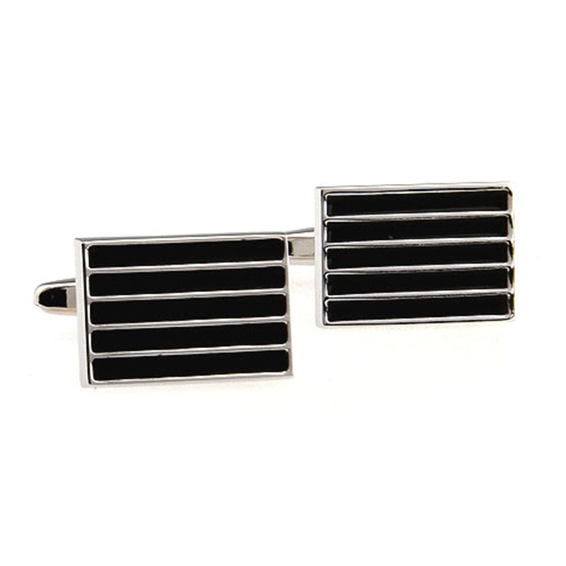 Enamel Dropping Glue Cufflinks