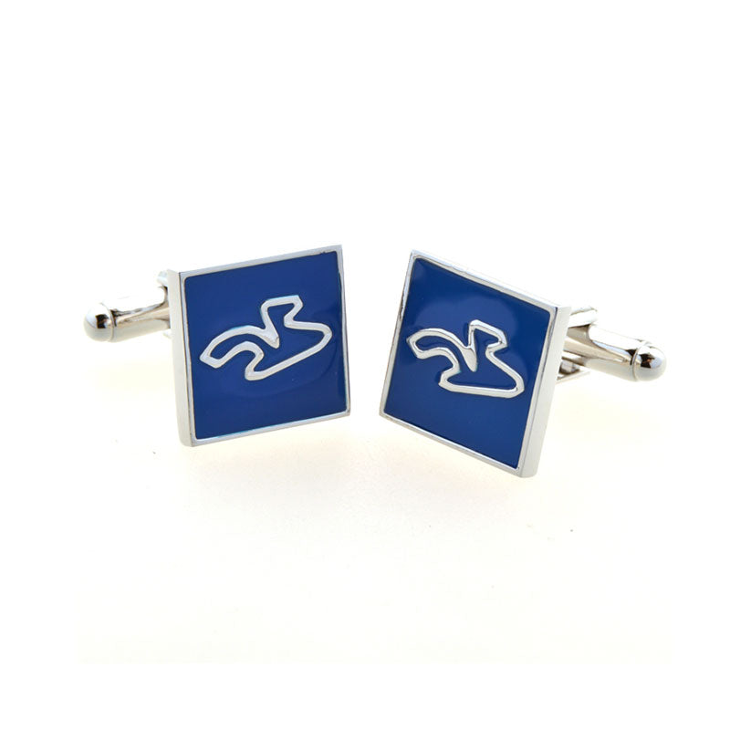 Enamel Dropping Glue Cufflinks