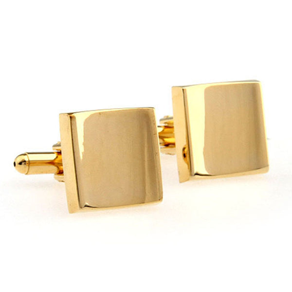 Plain Colour Metal Cufflinks