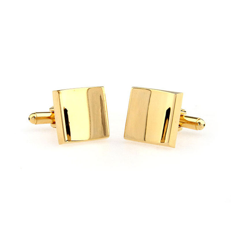 Plain Colour Metal Cufflinks