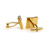 Plain Colour Metal Cufflinks