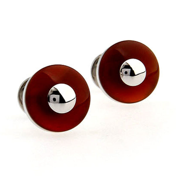 Cateye Glass Cufflinks