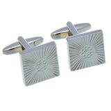 Plain Colour Metal Cufflinks