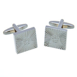 Plain Colour Metal Cufflinks