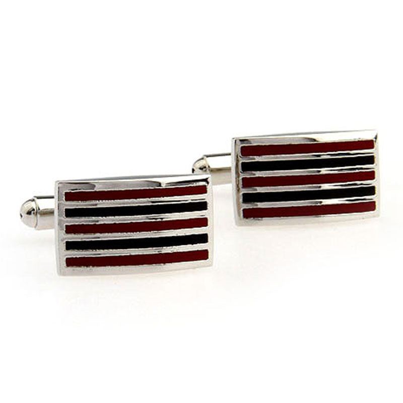 Enamel Dropping Glue Cufflinks