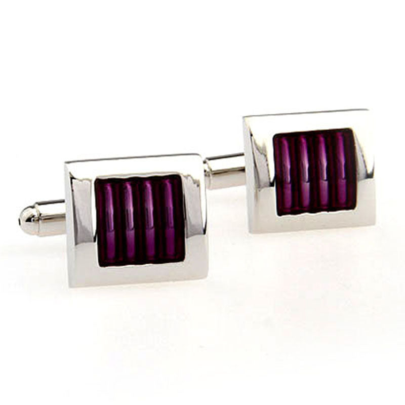 Enamel Dropping Glue Cufflinks