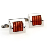 Enamel Dropping Glue Cufflinks