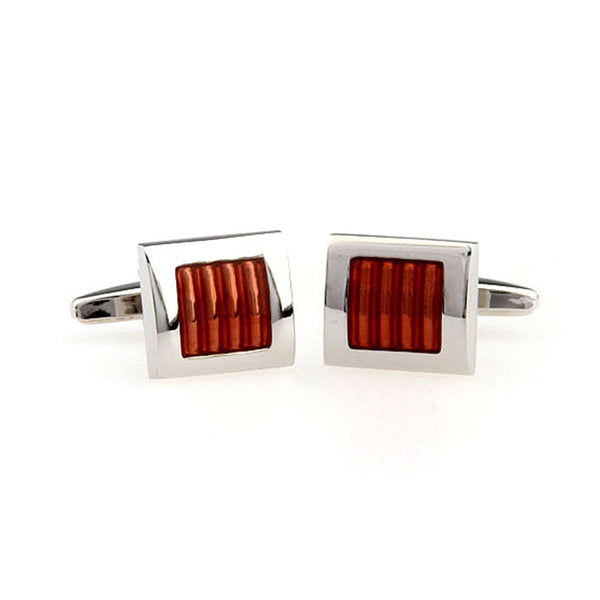 Enamel Dropping Glue Cufflinks