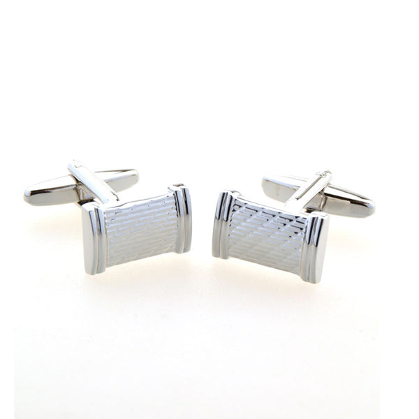 Plain Colour Metal Cufflinks