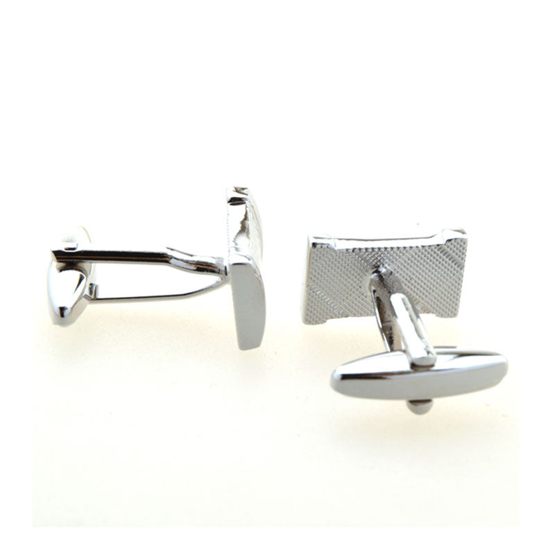 Plain Colour Metal Cufflinks