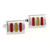 Enamel Dropping Glue Cufflinks