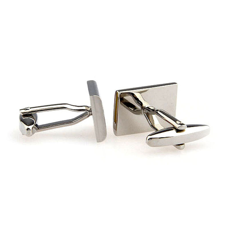 Enamel Dropping Glue Cufflinks