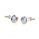 Plain Colour Metal Cufflinks