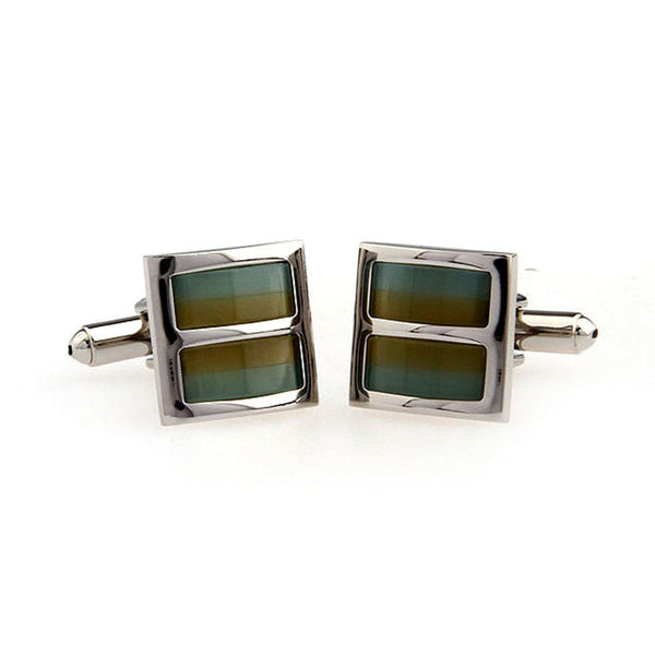 Cateye Glass Cufflinks