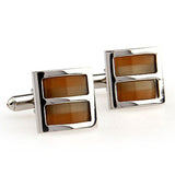 Cateye Glass Cufflinks