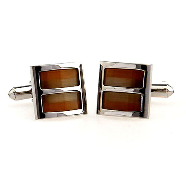 Cateye Glass Cufflinks