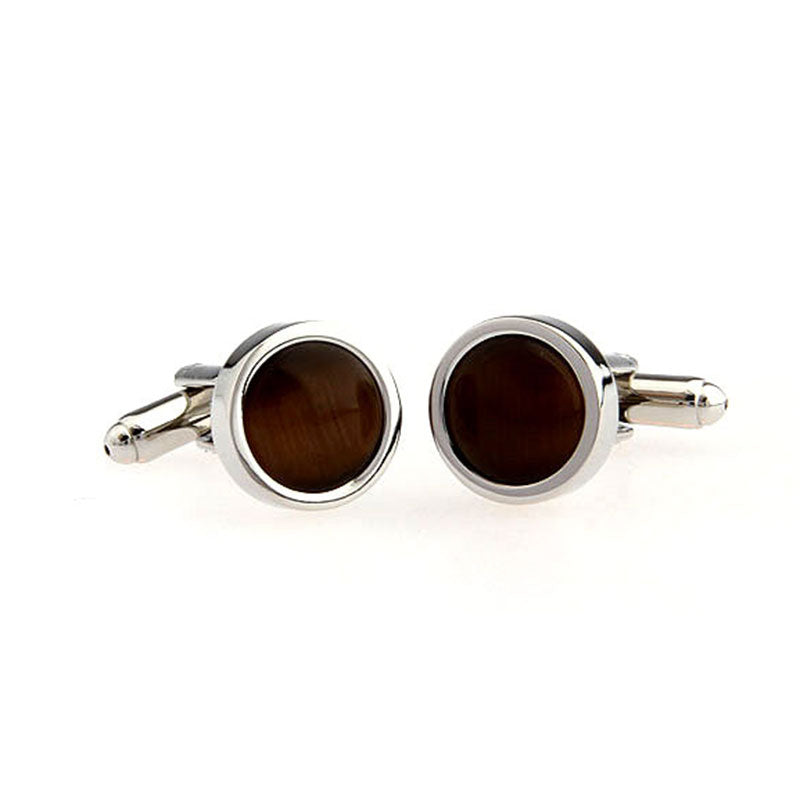 Cateye Glass Cufflinks