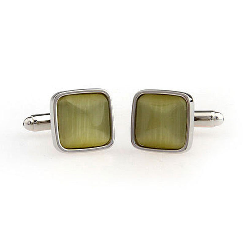 Cateye Glass Cufflinks