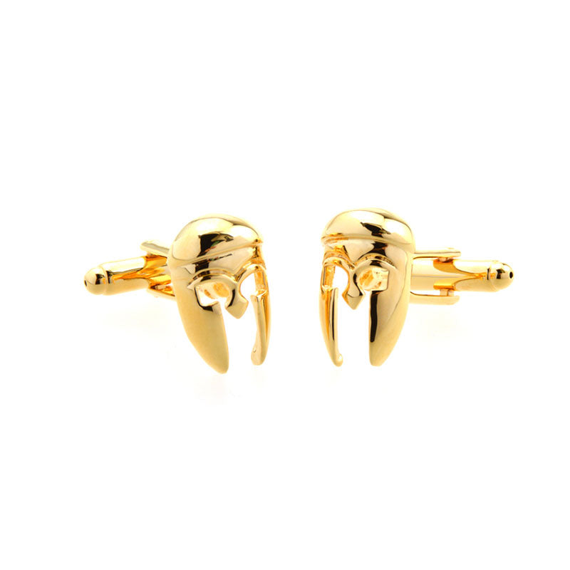 Interesting Skull Plain Colour Metal Cufflinks