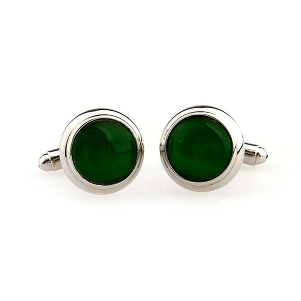 Cateye Glass Cufflinks