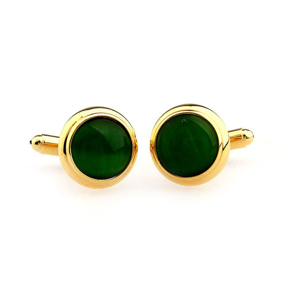 Cateye Glass Cufflinks