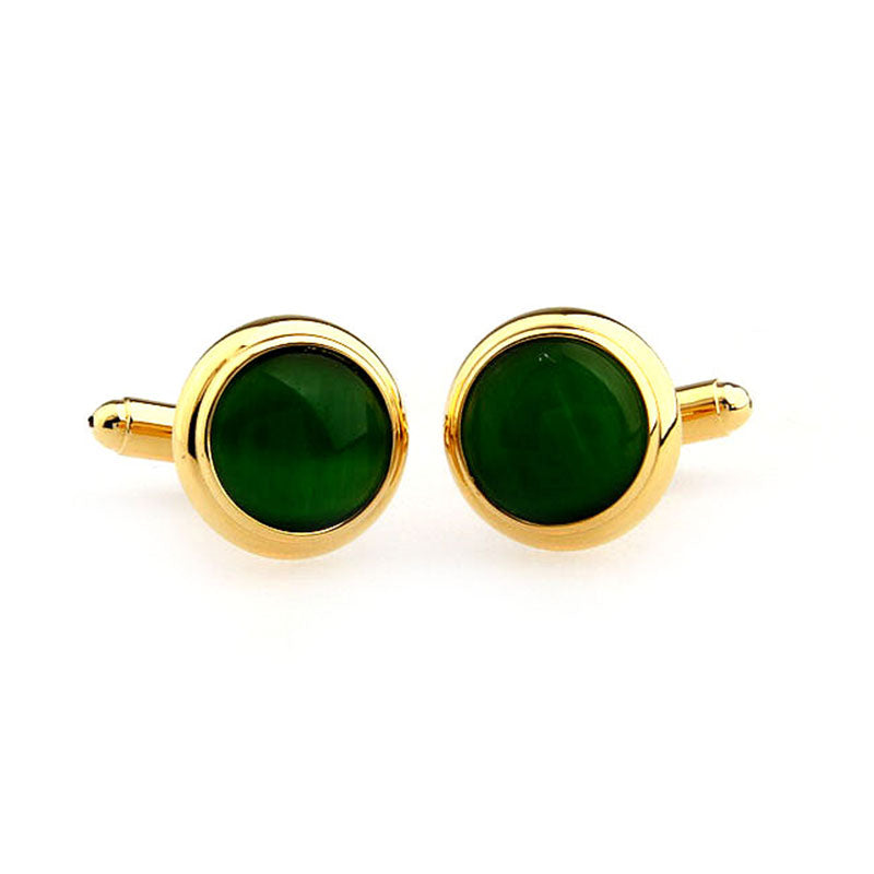 Cateye Glass Cufflinks