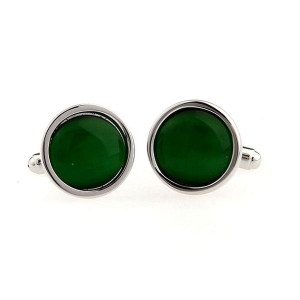 Cateye Glass Cufflinks