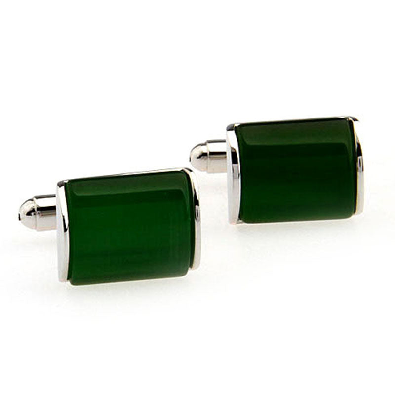 Cateye Glass Cufflinks