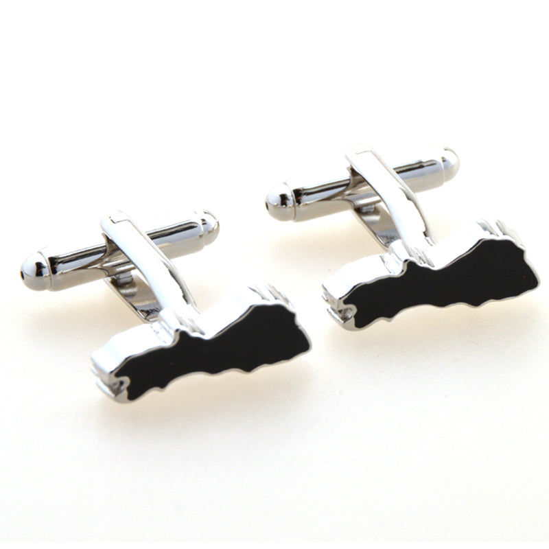 Enamel Dropping Glue Cufflinks