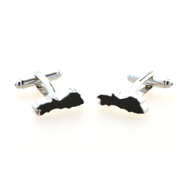 Enamel Dropping Glue Cufflinks