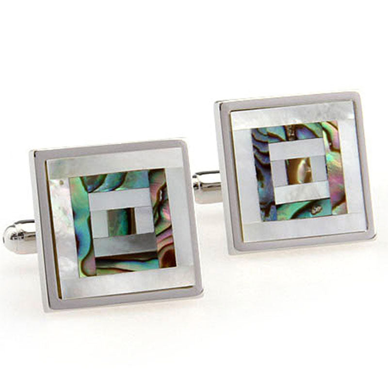 Shells Agate Cufflinks