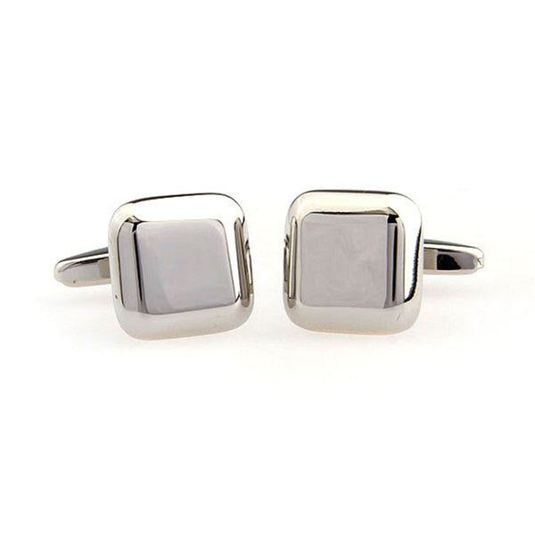 Plain Colour Metal Cufflinks