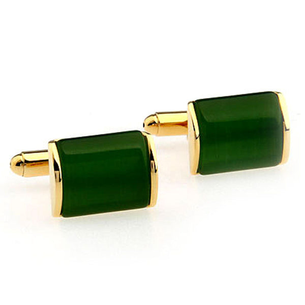 Cateye Glass Cufflinks