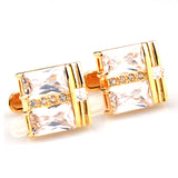 Crystal Zircon Cufflinks