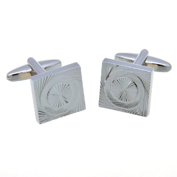 Plain Colour Metal Cufflinks