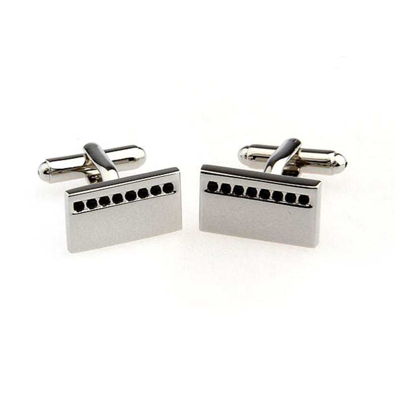 Crystal Zircon Cufflinks