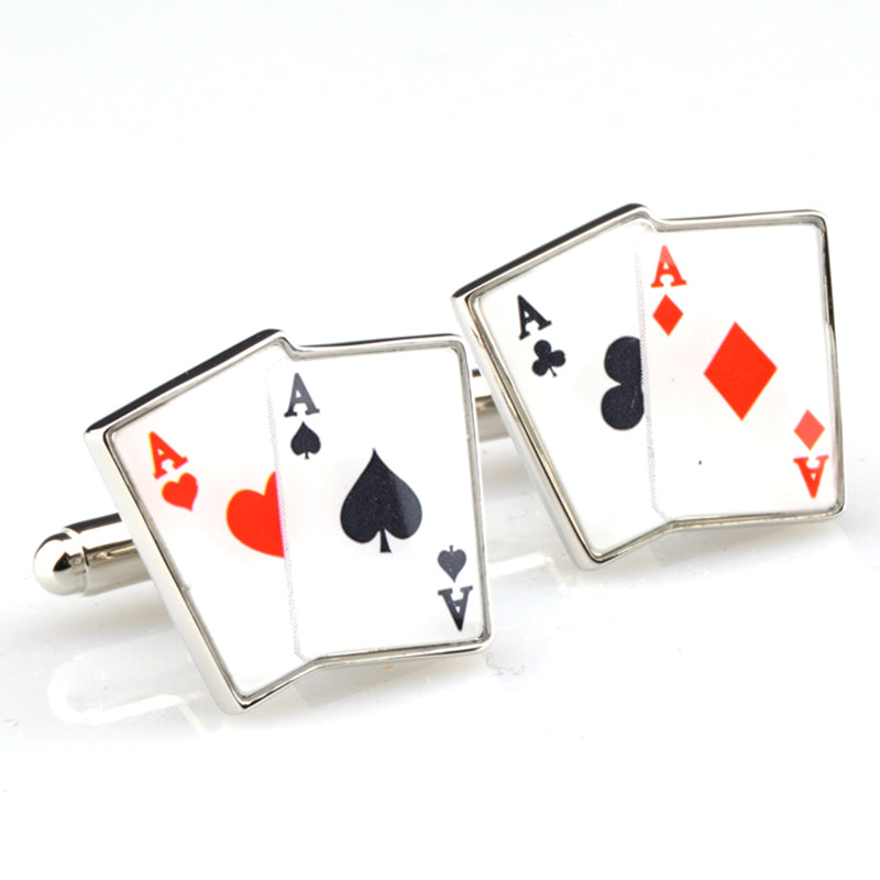 Enamel Dropping Glue Cufflinks