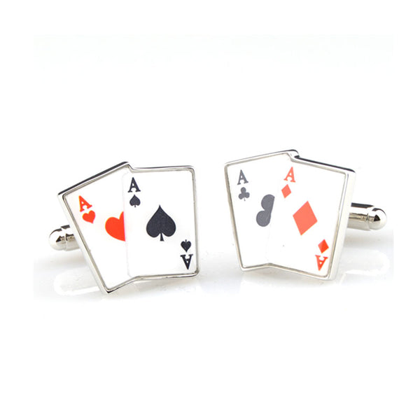 Enamel Dropping Glue Cufflinks