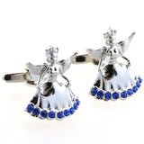 Festivals Wedding Reception Crystal Zircon Cufflinks